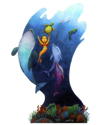 Framed Mermaid Print