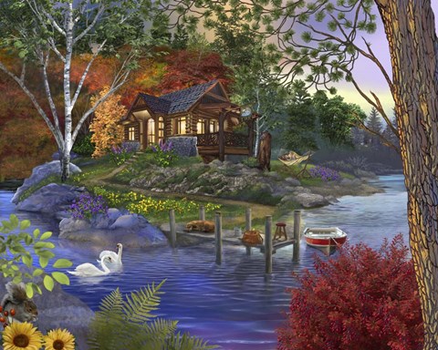 Framed Memory Lake Print