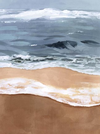 Framed Shore Layers II Print