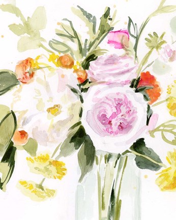 Framed Loose Arrangement II Print