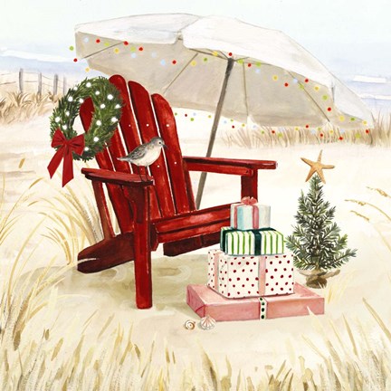 Framed Christmas Coast II Print