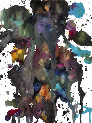 Framed Color Blast I Print