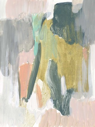 Framed Brushed Optimism II Print