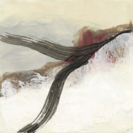 Framed Wax Ribbon I Print