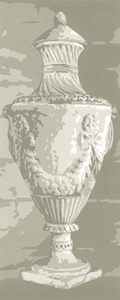 Framed Graphic Urn II Print