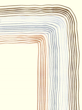 Framed Imperfect Lines II Print