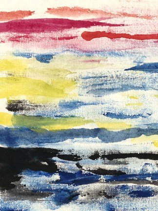 Framed Partly Sunny I Print