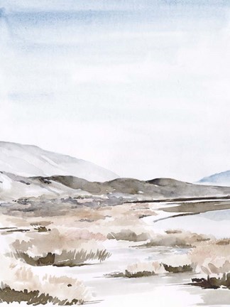 Framed Salt Lake Reflections I Print