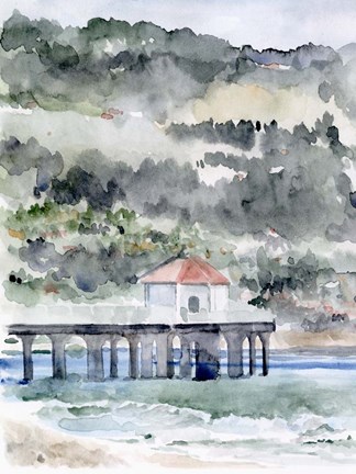 Framed Palos Verdes I Print