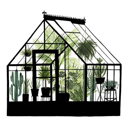 Framed Glass House I Print