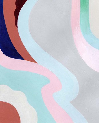 Framed Pastel Highlands III Print