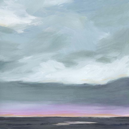 Framed Amethyst Marsh II Print