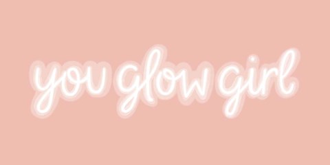 Framed You Glow I Print