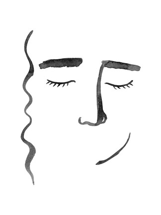 Framed Face in a Crowd II Print