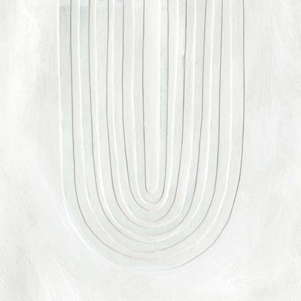 Framed Arcobaleno Bianco IV Print