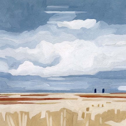 Framed Prairie Landscape II Print