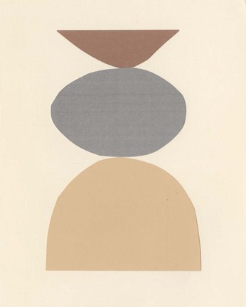 Framed Neutral Sculpt II Print