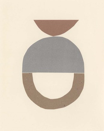 Framed Neutral Sculpt III Print