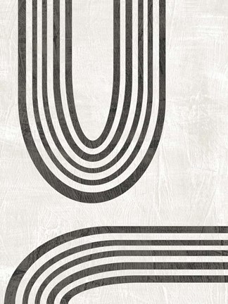 Framed Modern Arc II Print