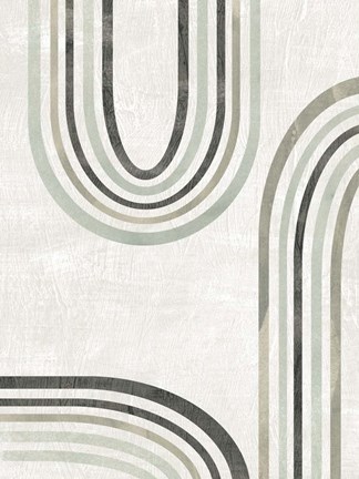 Framed Modern Arc in Color IV Print