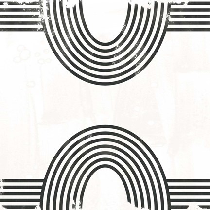Framed Arc Emblem I Print