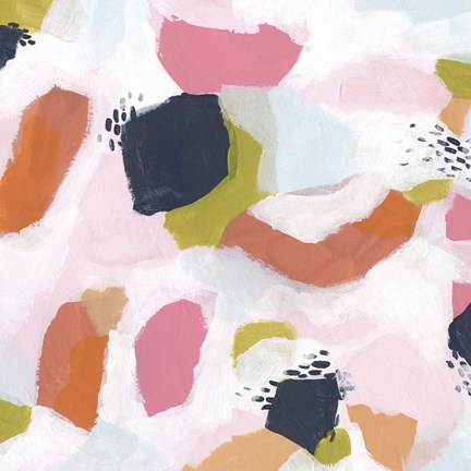 Framed Confetti Currents II Print