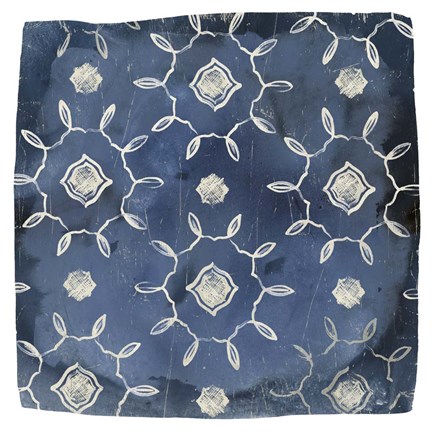 Framed Indigo Scrap II Print