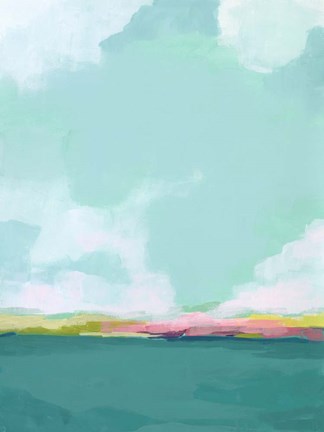 Framed Island Horizon II Print