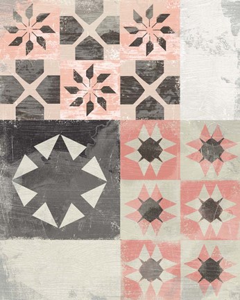 Framed Farmhouse Pattern I Print