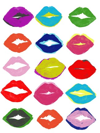 Framed Kiss Kiss II Print