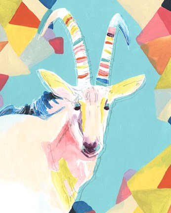 Framed Safari Party I Print