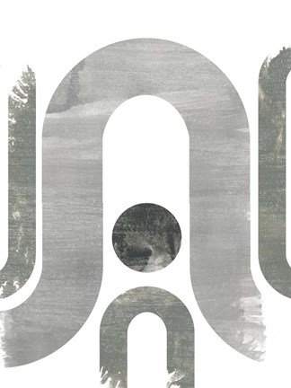 Framed Lunar Maze II Print