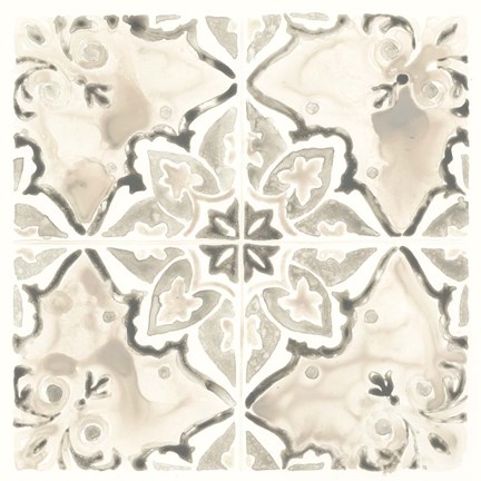 Framed Monochrome Motif I Print