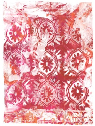 Framed Global Fuchsia I Print