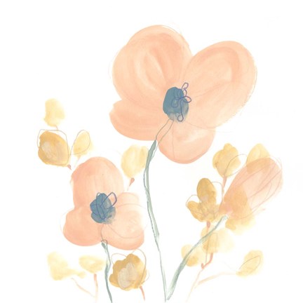 Framed Petite Petals II Print