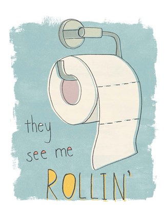 Framed Potty Pun I Print