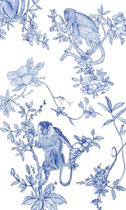 Framed Monkey Land II Print