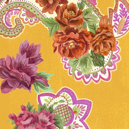 Framed China Garden I Print