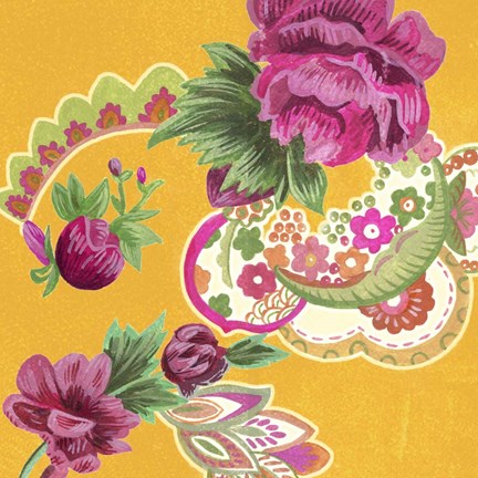 Framed China Garden II Print