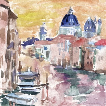 Framed River City IV Print