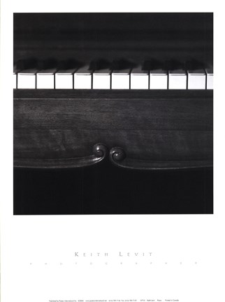 Framed Piano Print
