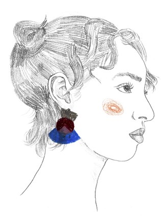 Framed Glance II Print