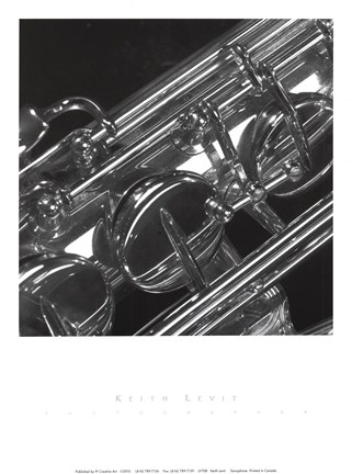 Framed Saxophone Print