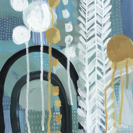 Framed Ocean Garden II Print