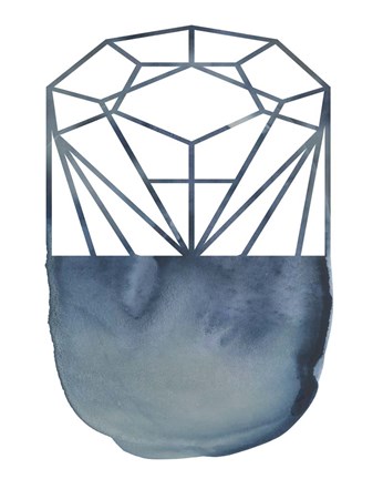 Framed Cobalt Chrysalis I Print