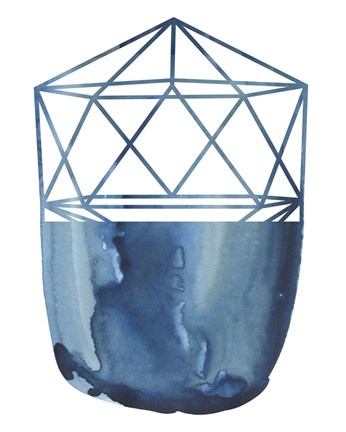 Framed Cobalt Chrysalis IV Print