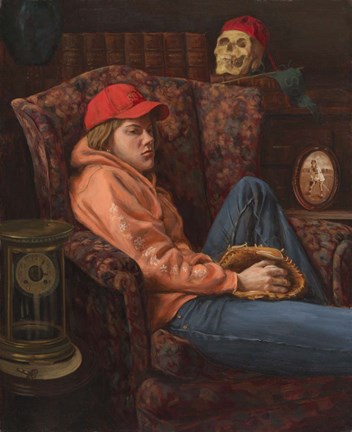 Framed No League of Her Own Print