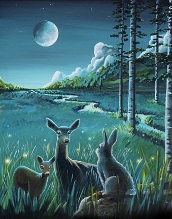 Framed Bambi 3 Print