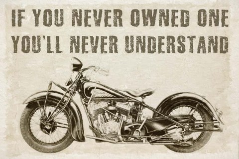 Framed Two Wheels Indian 2 Print