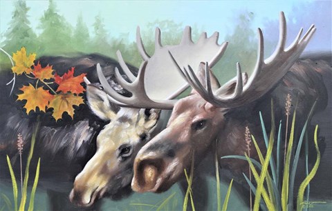 Framed Moose Print